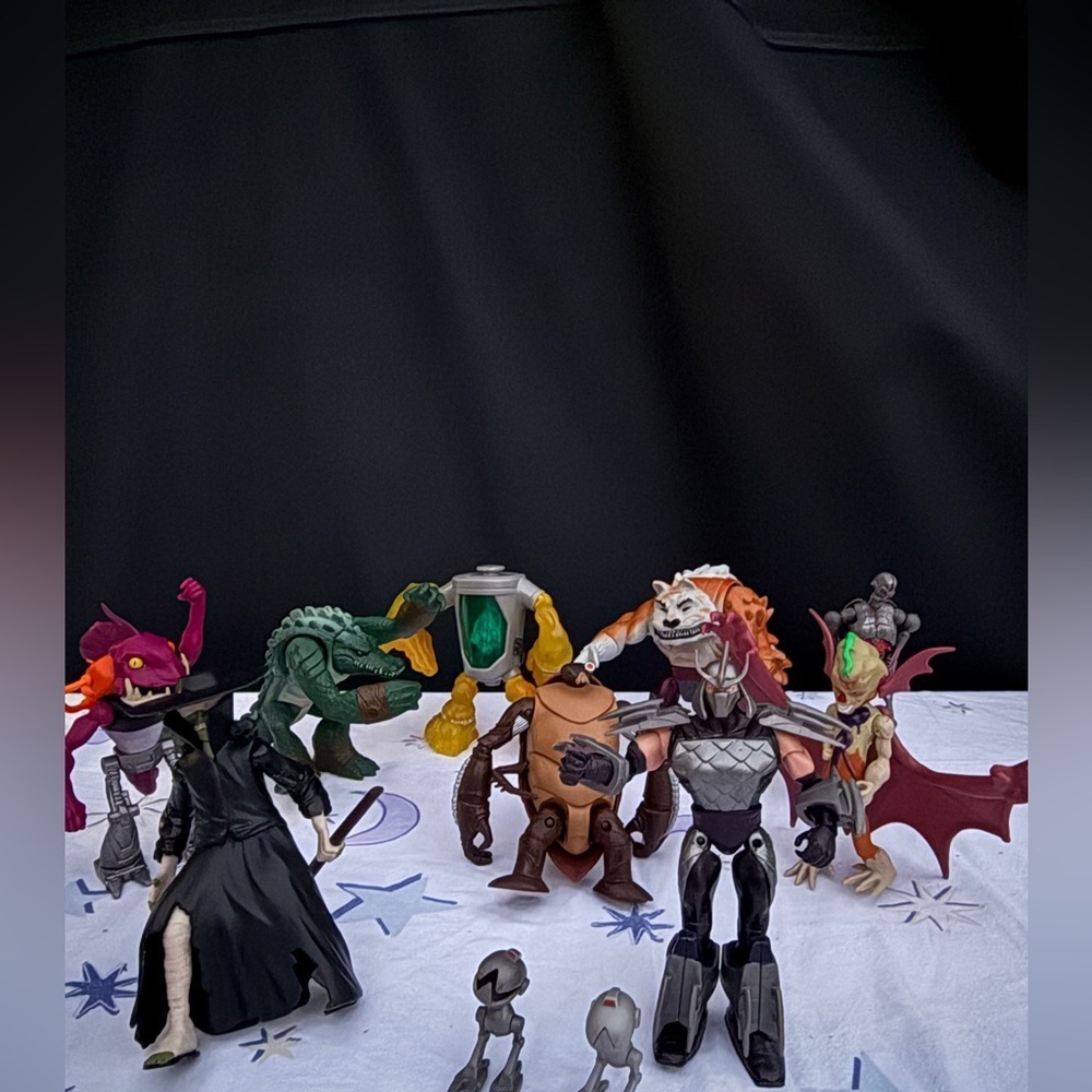 Teenage Mutant Ninja Turtles Playmates Battle Action Figures Set 11 Characters